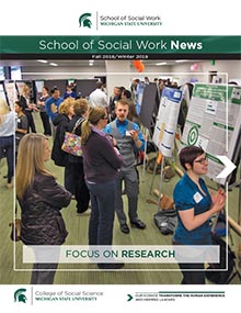School of Social Work Fall 2018/Winter 2019 Newsletter Cover