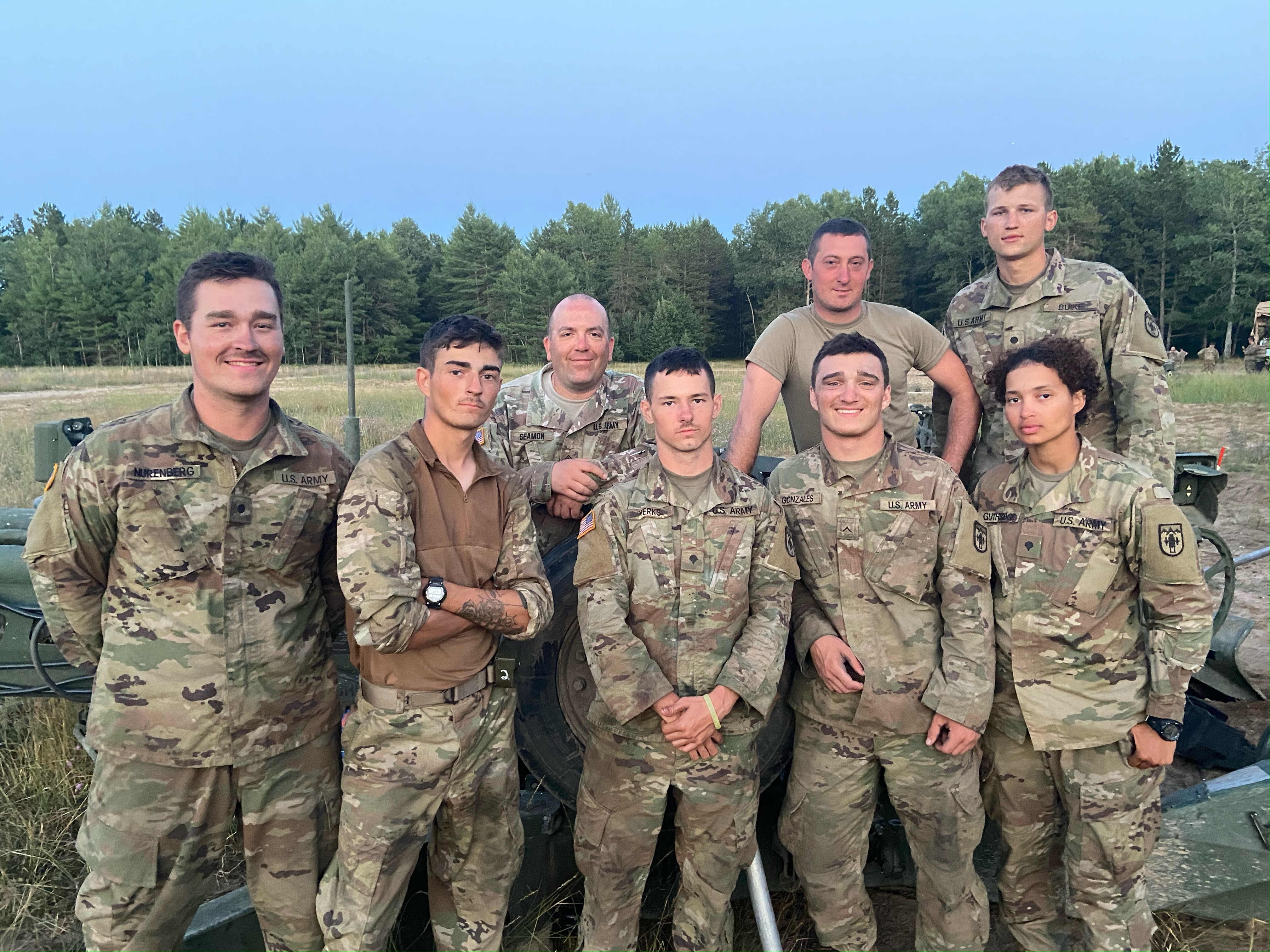 Sage Gonzales during training