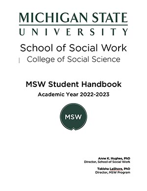 msu social work phd handbook