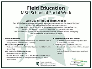 Field Education flyer